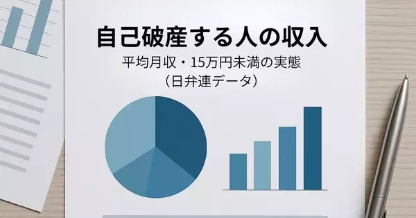 自己破産する人の収入はいくら？平均月収13.8万円・月収15万円未満の実態を公開