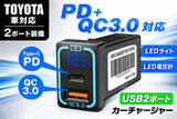 「MAXWIN、TOYOTA車のスイッチパネル装着型2ポートUSBカーチャージャー「K-USB02-T1B」を発売」の画像1
