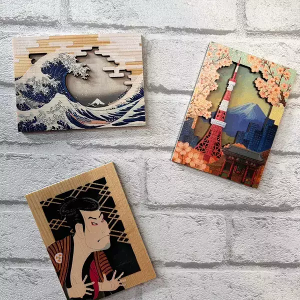 【1月16日発売】浮世絵から現代日本まで、和の表現を立体で楽しむ3Dマグネット