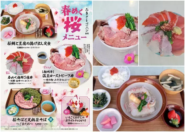 【ふるさとゴハン食堂】春爛漫！3/14から心躍る「桜メニュー祭り」で春の味覚を堪能！