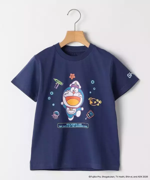 「SHIPS KIDS限定『映画ドラえもん 新・のび太の海底鬼岩城』オリジナルTシャツが登場」の画像
