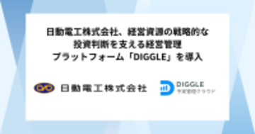 日動電工株式会社、経営資源の戦略的な投資判断を支える経営管理プラットフォーム「DIGGLE」の導入で、事業部を巻き込んだ最適な経営管理プロセスの構築で高度な分析環境の実現を目指す