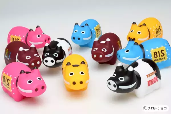 「ホワイトデー、まだ決まってない人へ。今年は、「縁起物」を配るという選択を。「チロルチョコまめべこ　ばらまき10個セット」発売」の画像