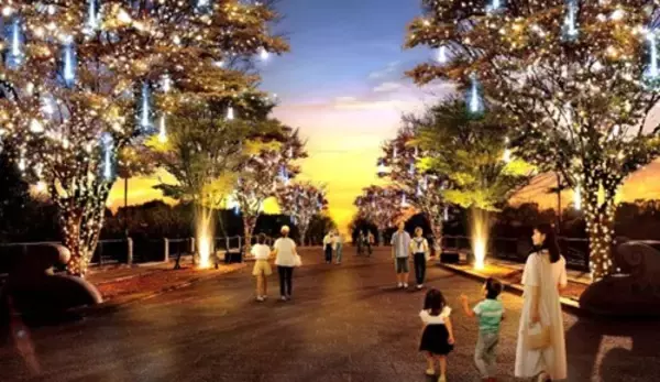 「【葛西臨海公園】 7/31㈮～8/16㈰　花と光のムーブメント「マジックアワー いのちがつながる時間」開催」の画像