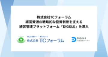 株式会社TCフォーラム、経営資源の戦略的な投資判断を支える経営管理プラットフォーム「DIGGLE」の導入で、より高度な予実管理体制を目指す