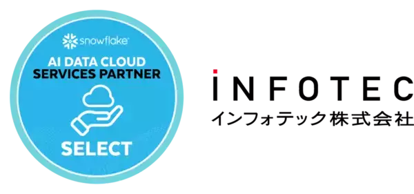 インフォテック、SnowflakeのAIデータクラウドサービスパートナー「SELECT」に認定