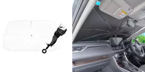 「ダッシュボード表面温度 最大-33.4℃｜放射冷却素材　「Radi-Cool (ラディクール)」生地採用の車用サンシェード2026年改良モデルを発売」の画像