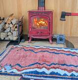 「薪ストーブとギャッベ絨毯のコラボ展示販売会、滋賀県高島市で開催！」の画像4