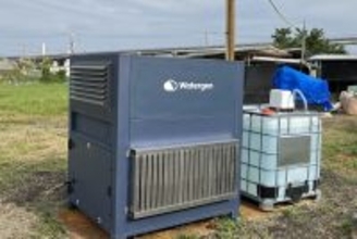 大気水生成装置の実証実験を畜産農場で開始