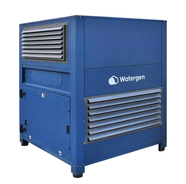 「大気水生成装置の実証実験を畜産農場で開始」の画像