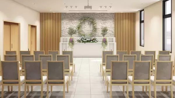 「福岡エリアに19ホール目を出店！1日1組貸切の家族葬ホール　お坊さんの有無を選べる「自由な家族葬 千の風 三苫ホール」3月7日(土)オープン」の画像