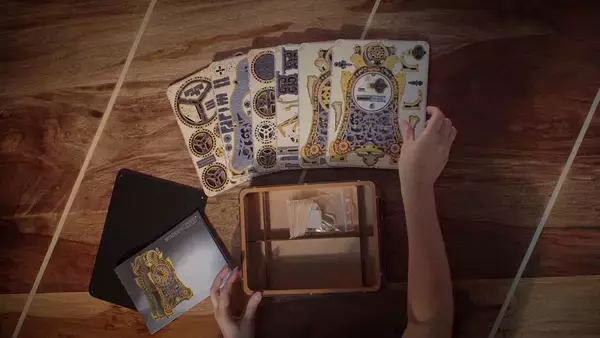 「日本初上陸！組み立てる楽しさ×動かす喜び　組立式置時計「Magic Clock」4/21発売」の画像