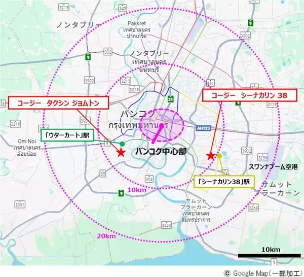 「タイ・バンコクにおける2つのマンション分譲プロジェクト『COZI Srinakarin 38』『COZI Taksin Jomthong』の販売を開始します」の画像