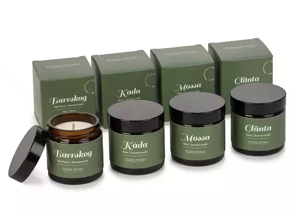 「日本初上陸！北欧の森の香りを楽しむアロマキャンドル【全部試せる4種類セット】を「ソピバ北欧」で11/2から発売中」の画像