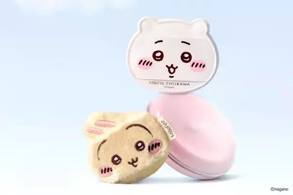 「ちいかわの可愛さと使いやすさを兼ね備えたメイクパフがミルフィーから新登場！」の画像