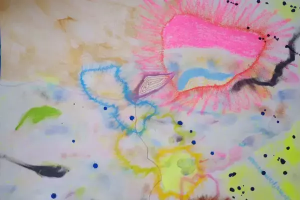 「俳優・鈴木杏が抽象表現で挑む個展「やどる」4/11(土)より開催　新たな表現領域への挑戦を含む新作群を発表」の画像