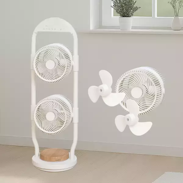 扇風機革命！風を重ねるという答え「moku.　ダブルマルチファン」新発売