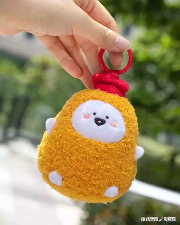 「【お文具といっしょ】お文具さんがエビフライやおにぎり姿に！ぬいぐるみミニキーリングが2026年9月中旬に発売決定！」の画像