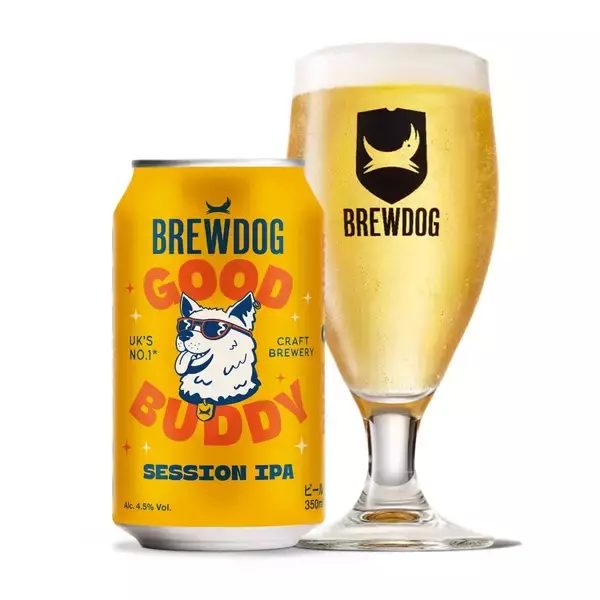 「英国№1クラフトビールブランドBREWDOG、日本限定の新たな旗艦品「GOOD BUDDY」誕生。4月14日㈫より全国発売！」の画像