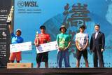 「静岡県浜松市で行われたWSL公認大会「Hamamatsu Open Nami Matsuri LQS 1000 / QS2000」開催　男子はQSの小林 桂とLQSの井上 鷹が優勝　女子はQSが川瀬 心那、LQSはD.ノヴィタサリが制覇」の画像1