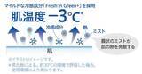 「マイルドな冷感成分「Fresh’in Green+」配合で肌温度マイナス2℃～3℃「ひんやりアクアミスト」「ひんやり全身シート」を新発売」の画像2