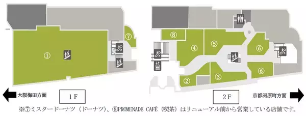 「阪急茨木市駅の高架下商業施設「ロサヴィア」「ノルテエリア」が4月9日（木）にリニューアルオープンスーパーマーケット「KOHYO」など、6店舗が新規オープン」の画像