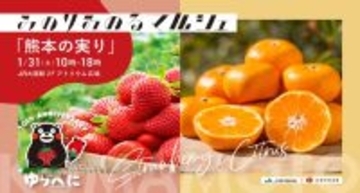 JA全農とJR西日本の地域振興プロジェクト JR大阪駅で「みのりみのるマルシェ　熊本の実り」を1月31日に開催
