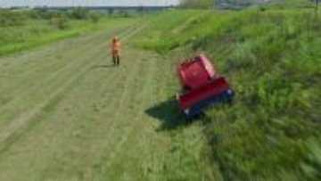 ハンドガイドとラジコンの一台二役で現場の課題を解決するラジコンハンマナイフモア『ZHM1550RR-RC』新発売！