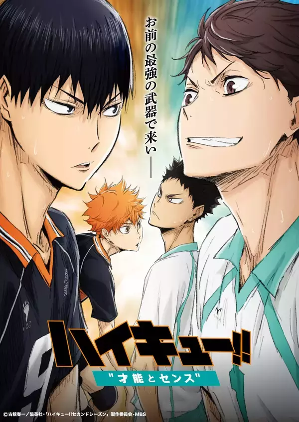「才能は開花させるもの！センスは磨くもの！！青春スポーツアニメ『ハイキュー!! 劇場版 総集編』を4週連続放送5月10日スタート　BS12 トゥエルビ「日曜アニメ劇場」」の画像