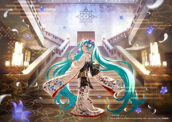 初音ミク トーハク ぶんかつ 冬木小袖 ミク誕生 年6月25日 エキサイトニュース