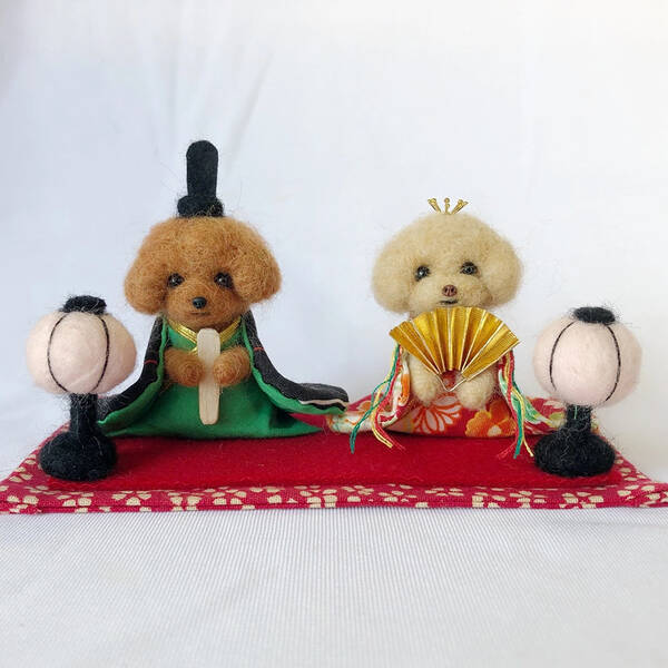 愛犬 愛猫の写真をもとに羊毛フェルトで作る うちの子雛人形 のオーダー受付開始 ペットと一緒に 新しいひな祭り のスタイル 21年1月25日 エキサイトニュース