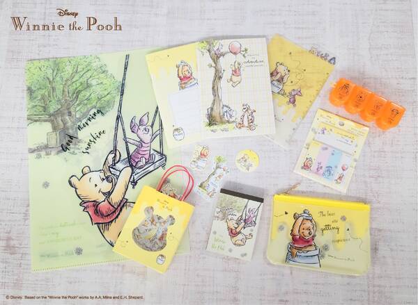 くまのプーさん 95周年 はちみつの日 に向け なかま をテーマにした文具を21年7月中旬より発売 21年7月13日 エキサイトニュース