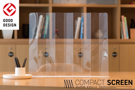 「軽い・持ち運び自由・高いデザイン性のパーティション」 新商品「COMPACT SCREEN」が2021年度グッドデザイン賞を受賞！ 新商品発表会を開催します！