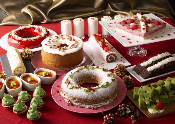 スイーツビュッフェ「Salon de Sweets」2021年12月1日(水)より『クリスマスフェア』開催！ターキーやブッシュ・ド・ノエルなど限定メニューが登場