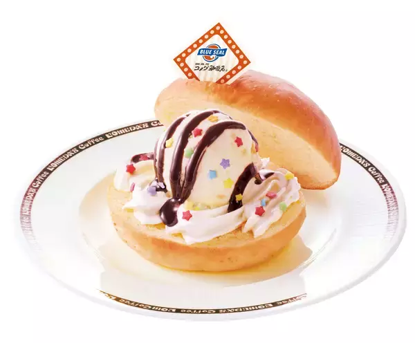 「【コメダ珈琲店×ブルーシール】コラボのために開発！専用パンを使った、コメダ初のアイスサンド登場　「アイスサンド ストロベリーチーズケーキ」「アイスサンド 塩ちんすこう」を2026年7月23日(木)より沖縄県内7店舗にて季節限定で販売開始！」の画像