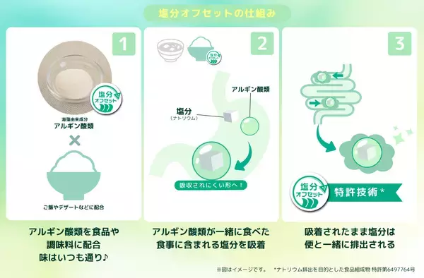 「美味しさ"そのまま"で健康に！「塩分オフセットメニュー」試食会を トイメディカルとグリーンハウスが実施」の画像