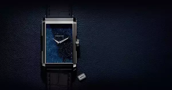 スウェーデン発ウォッチブランド「CORNICHE」 - 新作腕時計 - ブランド初となるレクタングルケースで魅せる「Visionnaire」 アベンチュリン文字盤を含む全4型発売