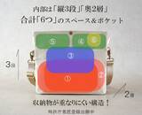 「「2層3段構造」の独創的な内部収納で理想のミニマルライフを実現するサコッシュ【ordico/オルディコ】新発売」の画像3