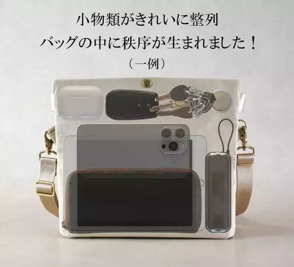 「「2層3段構造」の独創的な内部収納で理想のミニマルライフを実現するサコッシュ【ordico/オルディコ】新発売」の画像