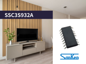 サンケン電気、LLC電流共振型電源用コントロールIC「SSC3S932A」の量産を開始　小型・高効率な電源設計に貢献し、瞬間的な高出力要求にも対応