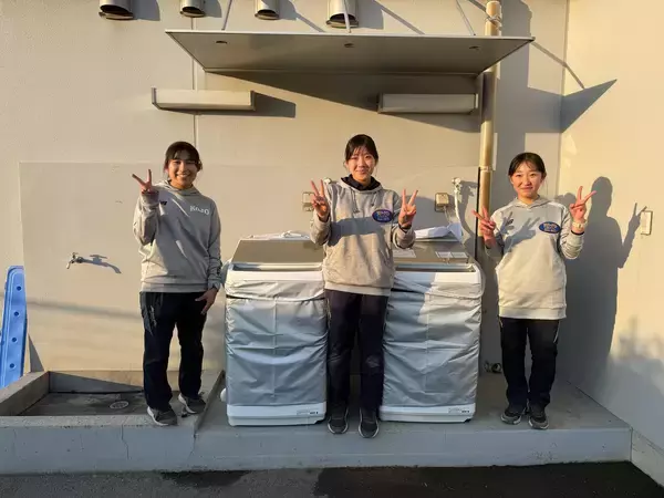 「ハイセンス、部活動が盛んな向上高等学校に全自動洗濯機を寄贈　部活動を支える環境整備と“洗濯の課題解決”を通じた地域貢献プロジェクト」の画像