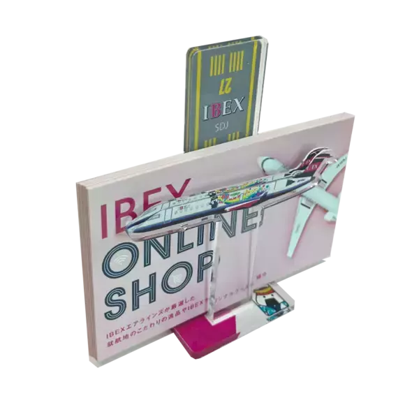 「【IBEX】新商品｜むすび丸ジェットアクリルスタンド  先行販売のお知らせ」の画像