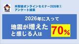 「【アンケート結果】2026年に入って地震が増えたと感じた人は70％」の画像1