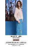 「NAVY.WOが新宿高島屋でポップアップショップを開催。廃棄予定の桃の枝から生まれたコレクション「MOMO」を展開（2026年7月22日〜28日）」の画像1