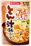 「新潟・妙高市で半世紀以上愛されている味を再現　具材を包む白味噌のコクと野菜の甘み　『とん汁の店たちばな監修 とん汁鍋スープ』新発売」の画像1