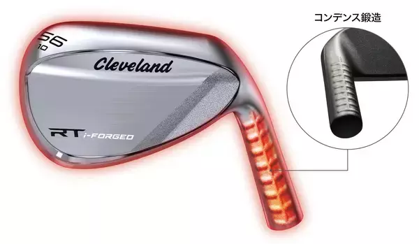 「「クリーブランドゴルフ RTi-FORGED（アールティーアイフォージド） ウエッジ」を新発売」の画像