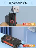「地震・台風による停電時の電源確保に。4WAY充電対応・4枚ソーラーパネル搭載「防災用ソーラーモバイルバッテリー」登場」の画像3