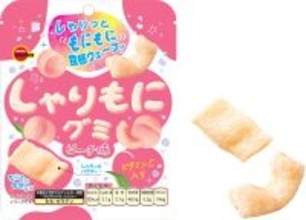 桃のつぼみが色づく季節にやさしい甘さのピーチ味グミ　ブルボン、「しゃりもにグミピーチ味」を2月10日(火)に新発売！