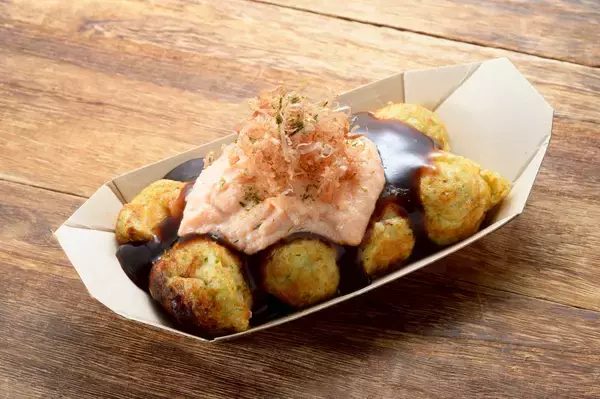 「福岡県初！札幌で行列のできるたこ焼きとえび焼き屋「なかよし屋」羅臼タコ漁師の浜茹でタコ使用　3月のプレオープンを経て、4月3日(金)にゆめマート永犬丸店グランドオープン！」の画像