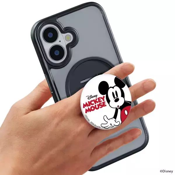 「【2WAYで使える】落下防止＆スタンド対応！ディズニーキャラクターのスマホグリップが登場」の画像